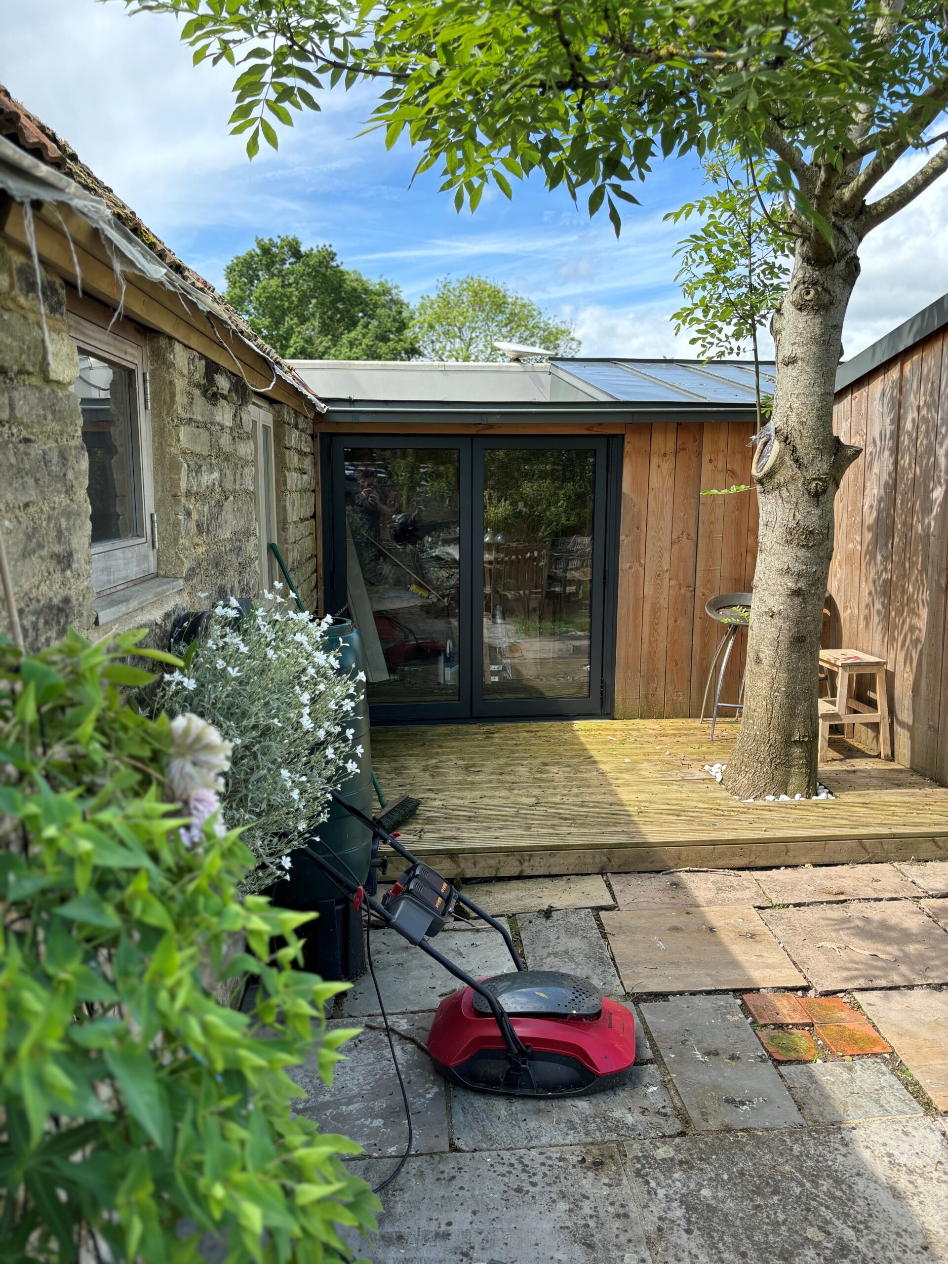 7016 Anthracite Grey Bi Fold installed by Eco Windows
