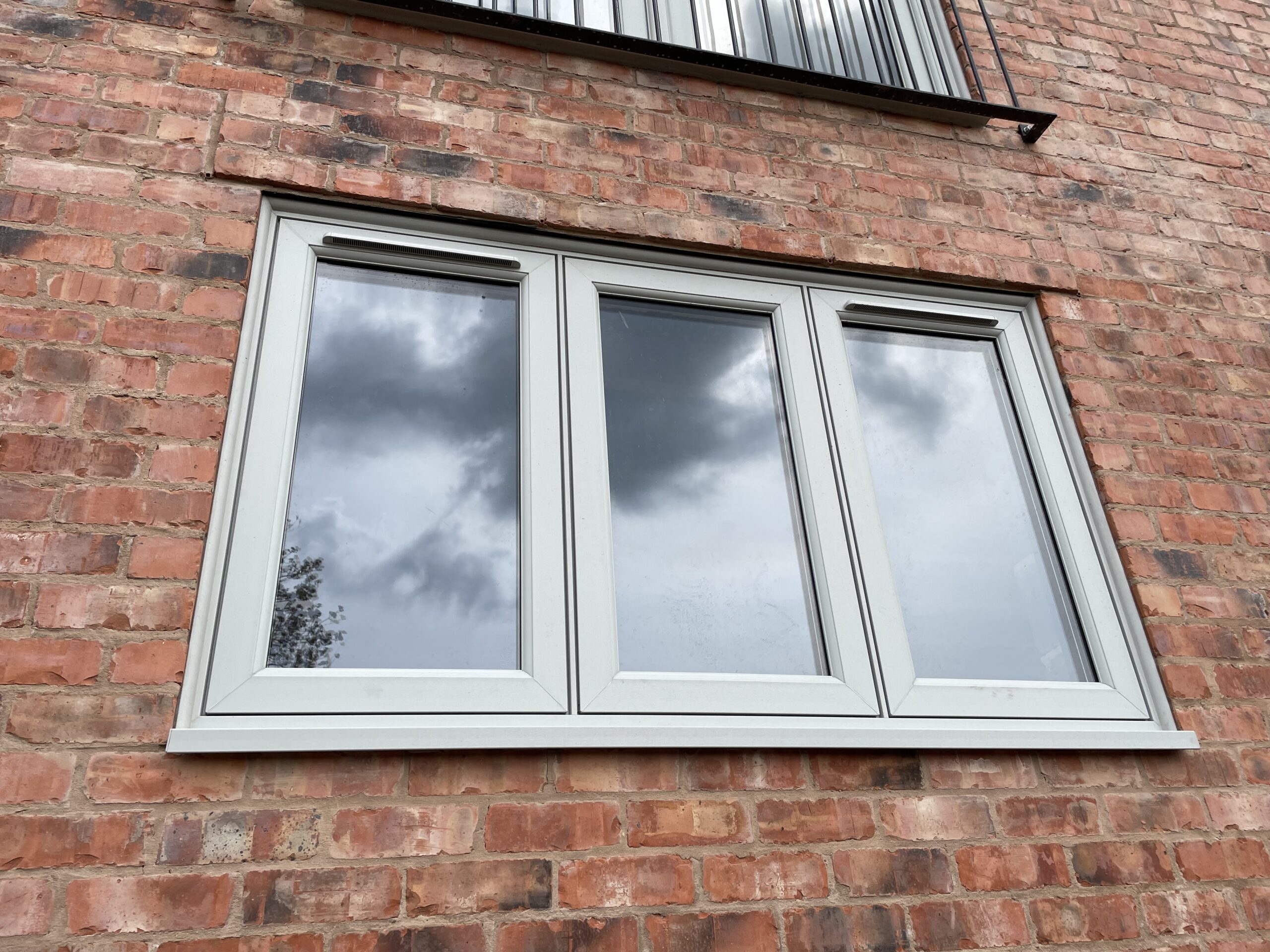 7038 Agate on white windows installed by Eco Windows