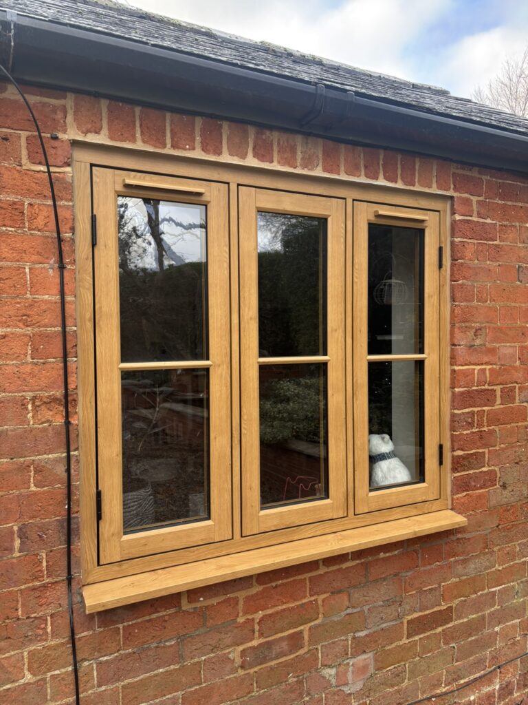 Residence 9 Window in Irish Oak installed by Eco Windows