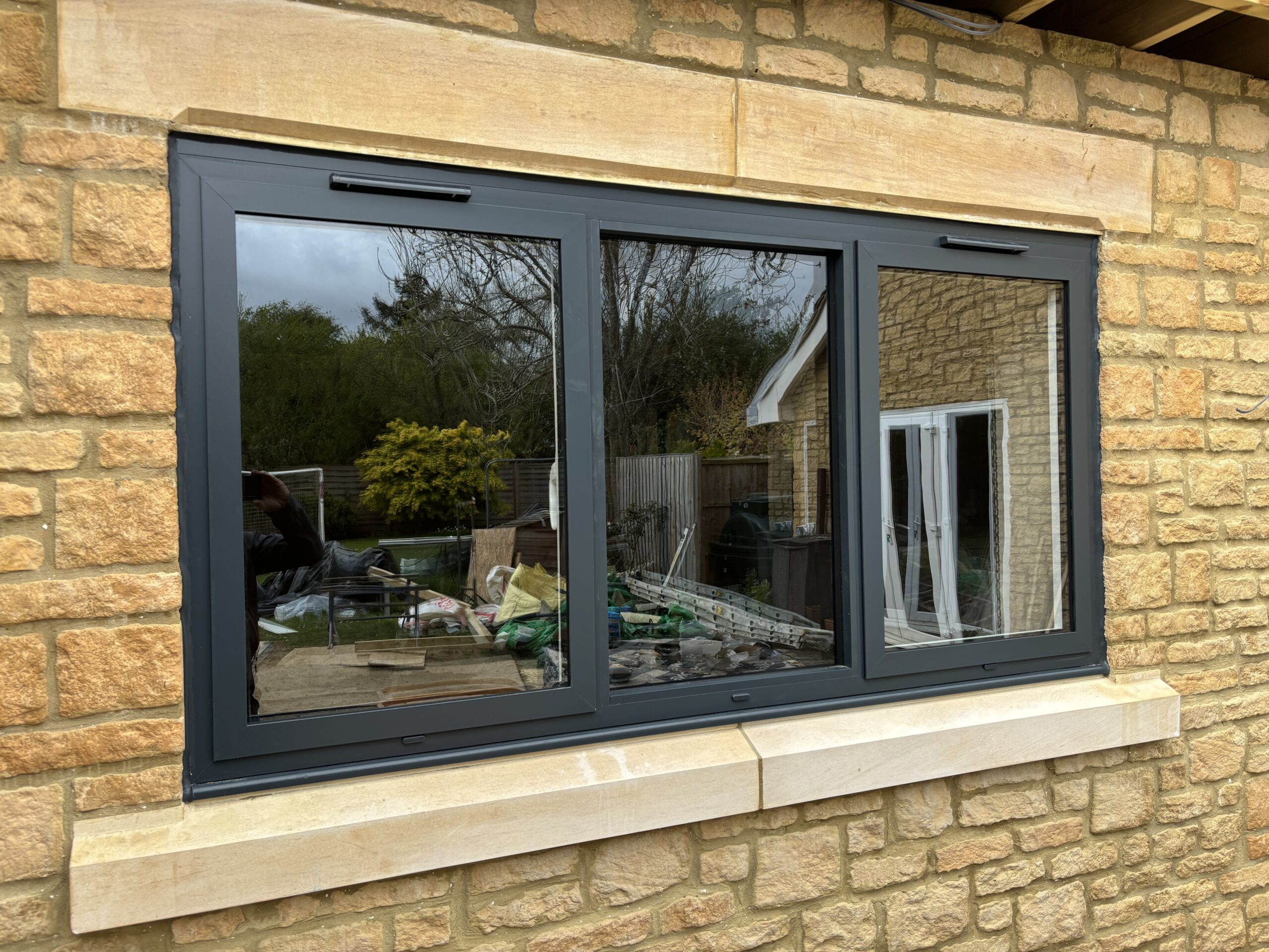 Anthracite Grey 7016 Window installed by Eco Windows 