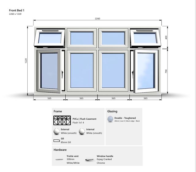 Simple window quote by Eco Windows