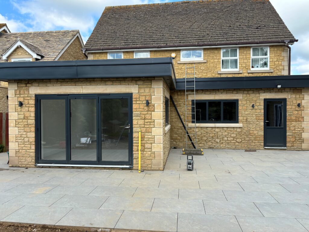 Anthracite Grey 7016 Aluminium windows and doors installed by Eco Windows
